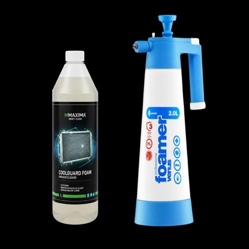 CoolGuard Foam hűtő tisztitó folyadék kézi habosító tartállyal csomag