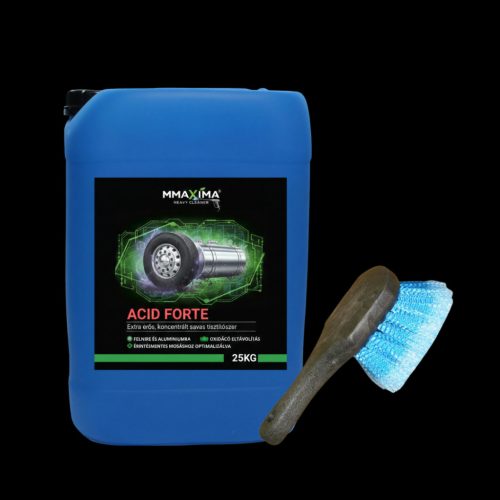 Acid Forte – Savas alumínium- és felnitisztító koncentrátum 25Kg + Ajándek Saválló felnimosó kefe